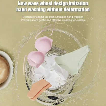 Portable Wireless Mini Washing Machine – All-in-One Top-Loading Laundry Cleaner