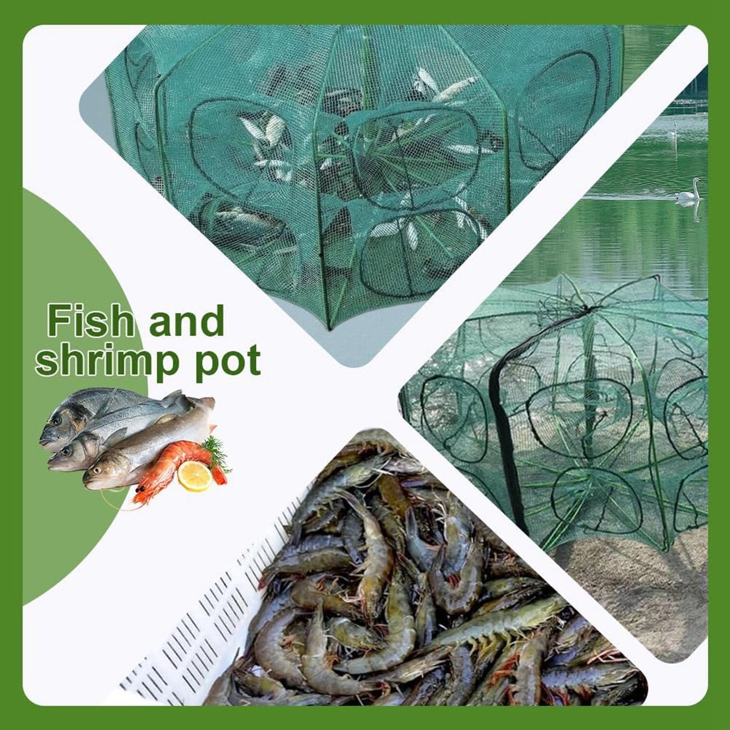 Foldable Fishing Trap Cage — Easy Catch Every Time