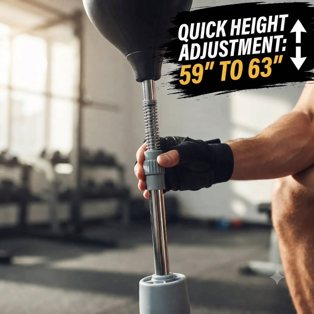 Freestanding Boxing Reflex Bag – Adjustable Punching Target