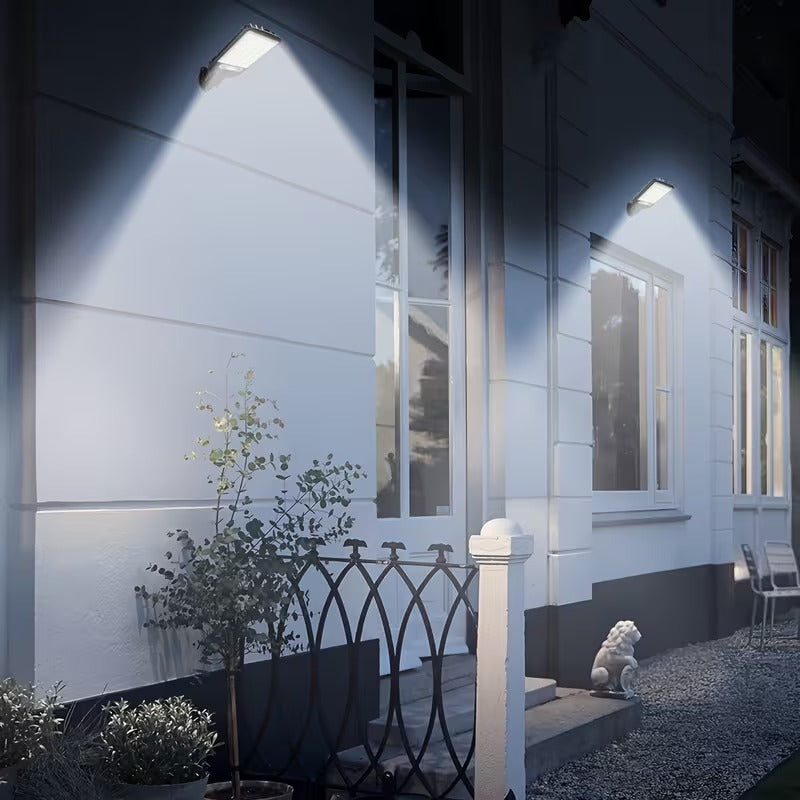 Solar Motion Sensor Street Light — Brighter Nights Outdoors