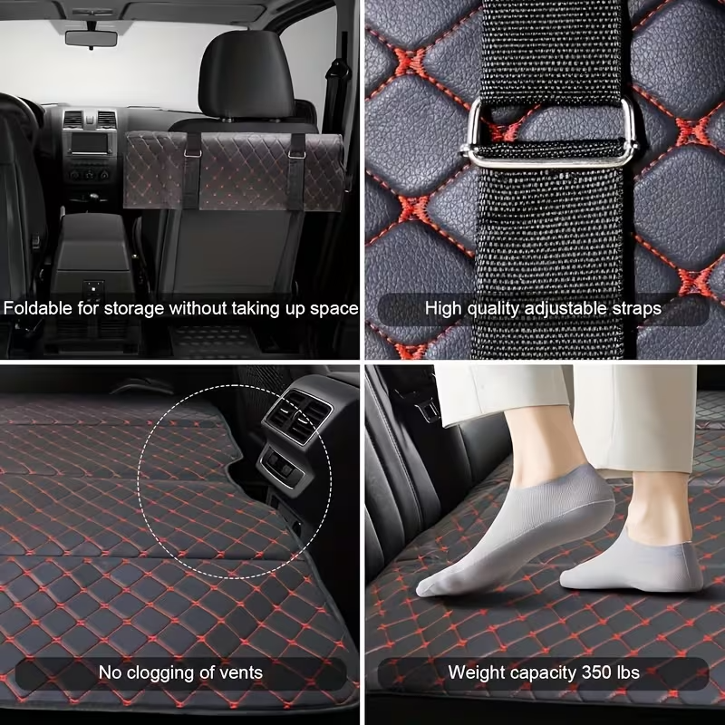 Universal Folding Car Mattress – Rear Seat Travel Bed for Camping & Road Trips