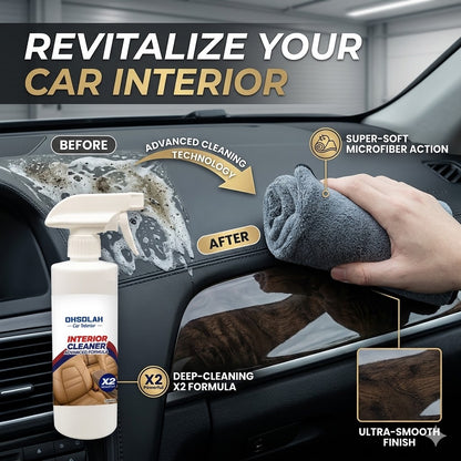 All in One Car Interior Cleaner & Polish – Waterless Cleaning & Leather Care Solution