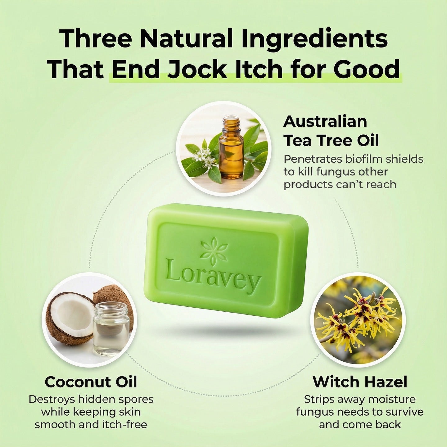 Natural Vegan Tea Tree Oil Soap Bar – Herbal Deep Cleansing Face & Bath Soap