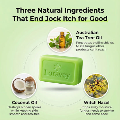 Natural Vegan Tea Tree Oil Soap Bar – Herbal Deep Cleansing Face & Bath Soap