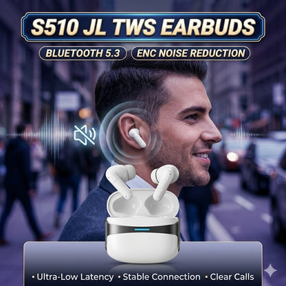 Earbuds – Bluetooth 5.3 Wireless Earphones with ENC Noise Reduction