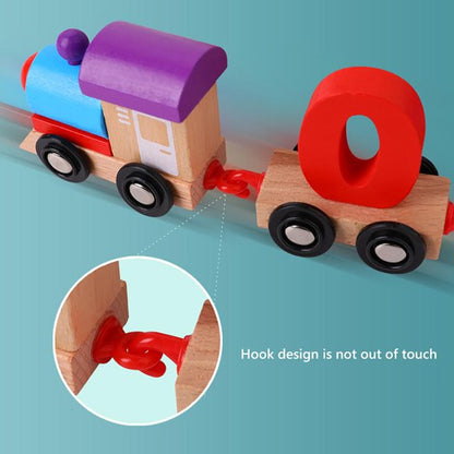 Wooden Digital Colourful Number Train – Educational Toy