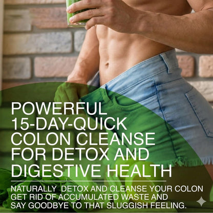 Colon Cleanse Capsules – 14 Day Gentle Detox & Gut Health Support