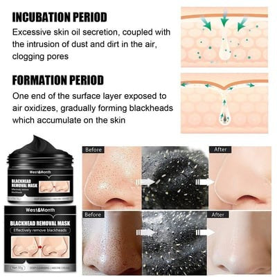 Bamboo Charcoal Peel Off Mask – Blackhead Remover & Deep Cleanser