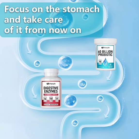 Women’s Probiotic & Prebiotic Capsules – Daily Digestive Wellness Support