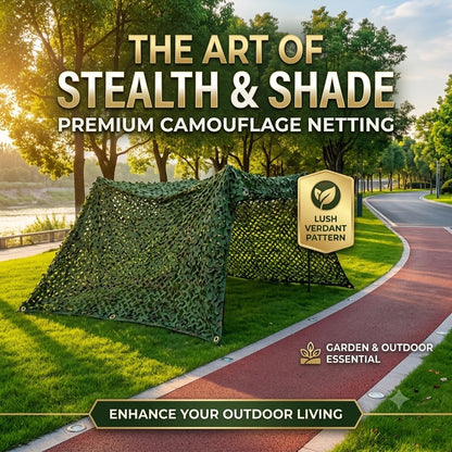 Thickened Oxford Camouflage Net – Outdoor Shade Cover for Yard, Roof & Garden Greening