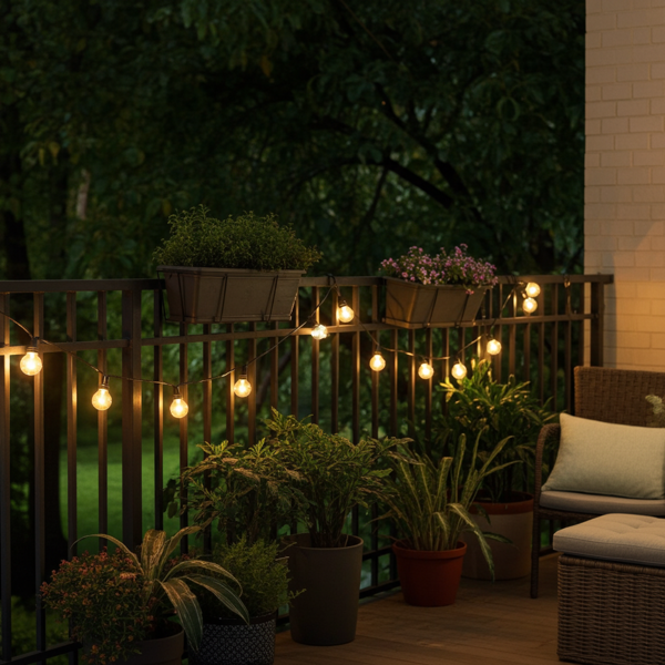 Globe String Lights – Waterproof Outdoor Hanging Décor