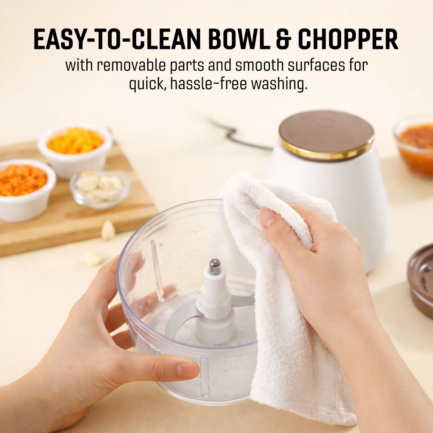 Electric Mini Meat Grinder for Meat & Vegetables