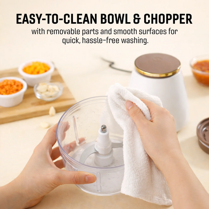 Electric Mini Meat Grinder for Meat & Vegetables
