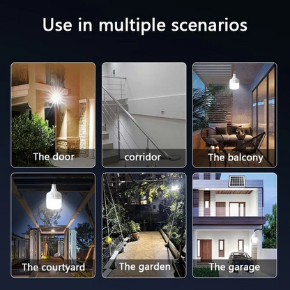 Waterproof Solar LED Light Bulb – Emergency, Camping & Garden Lighting