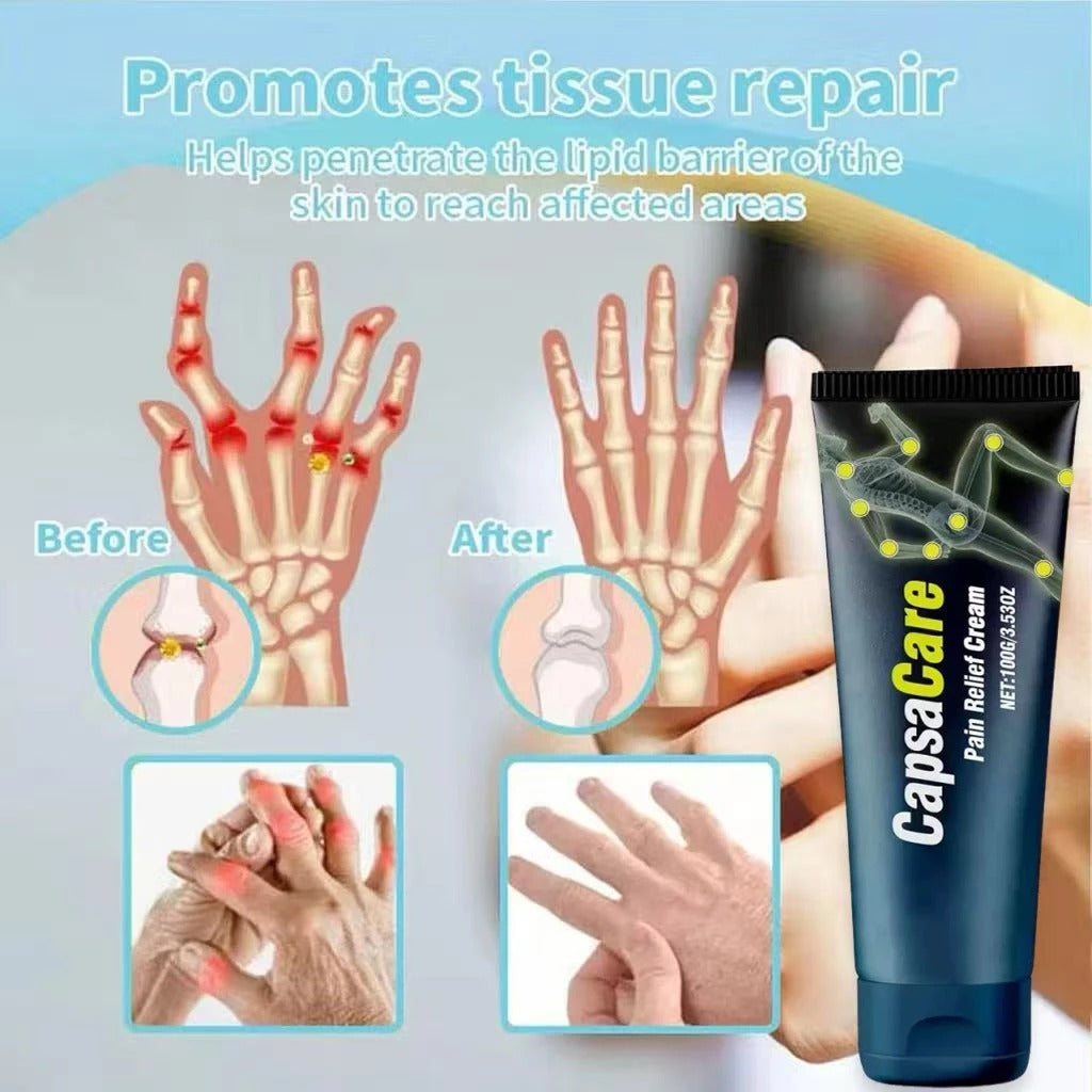 CapsaCare Neuropathy Relief Cream™ – Comfort for Numbness & Tingling