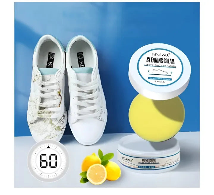 White Shoe Cleaner Brighten & Restore Instantly