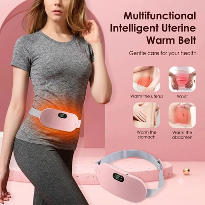 Heated Waist Massager Belt – Warm Therapy & Vibration Massage for Everyday Comfort