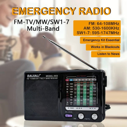 Portable Digital Display Radio – Compact & Clear Sound Anywhere