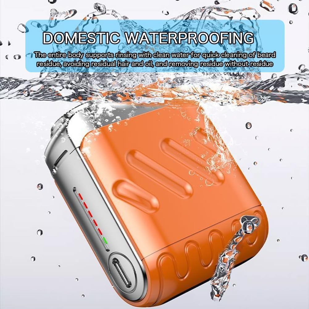 Portable Dual Ring Electric Shaver — Smooth Shave Anywhere