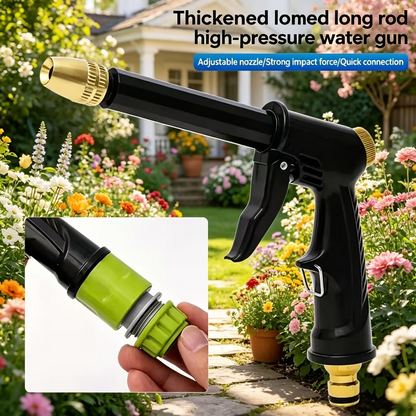 High Pressure Water Spray Gun – Multi Purpose Garden Watering & Car Wash Nozzle