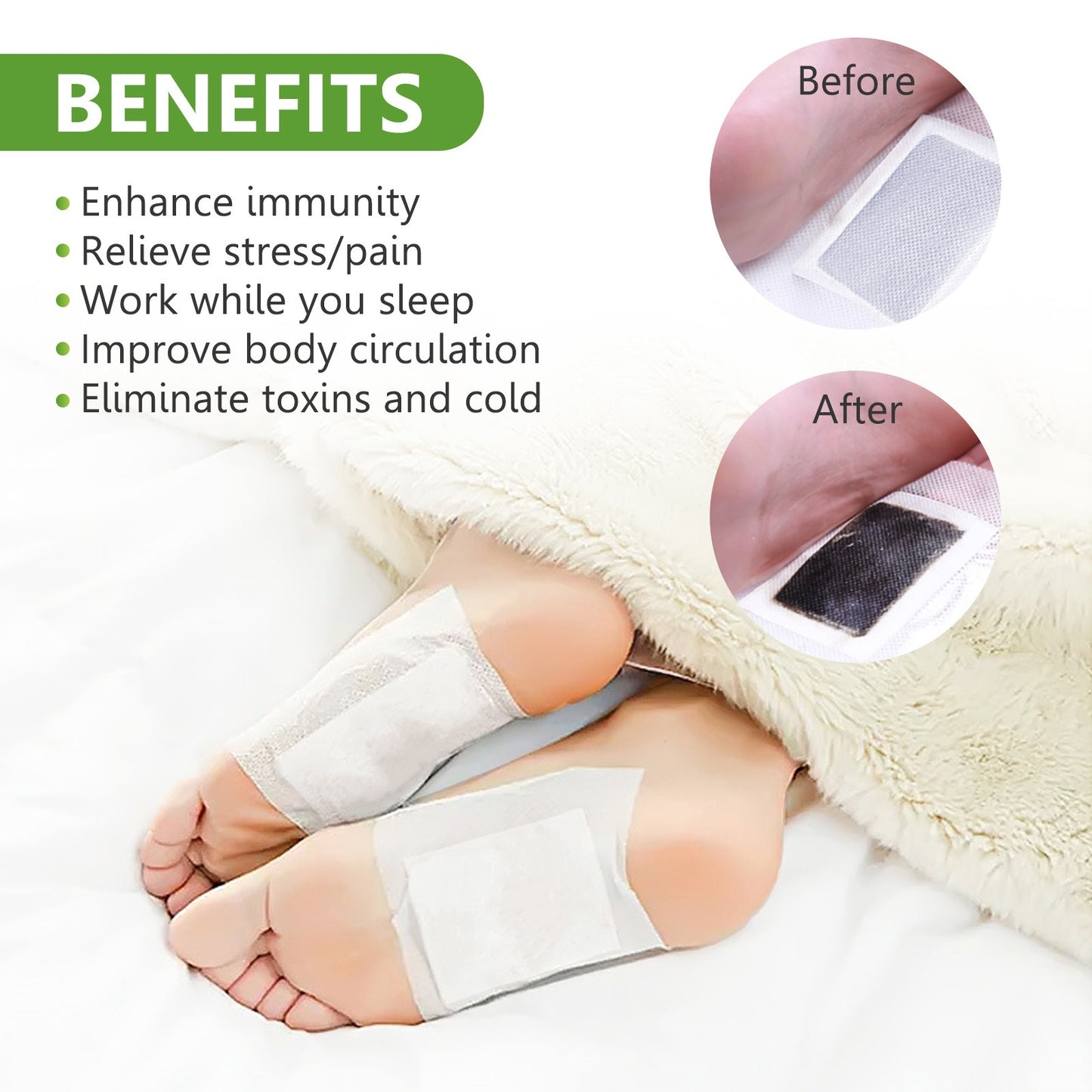 Anti-Fatigue Sleep Foot Patch – Relax, Detox & Wake Refreshed