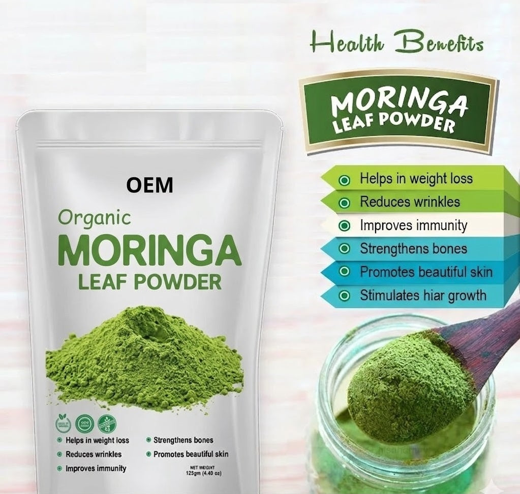 Pure Moringa Extract Powder – Natural Energy & Immune Support Superfood