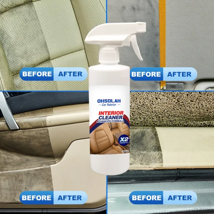 All in One Car Interior Cleaner & Polish – Waterless Cleaning & Leather Care Solution
