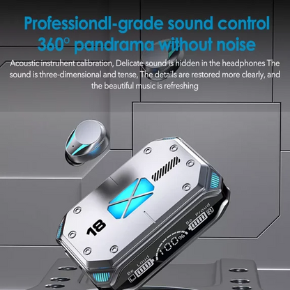 Earbuds – Low Latency Wireless Earphones with Digital Display