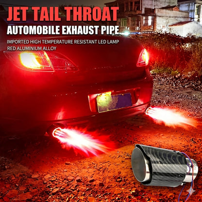 Universal LED Fire Flame Exhaust Tip – Car Muffler Pipe