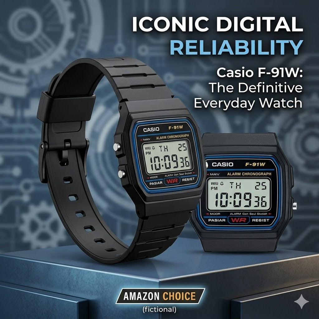 Classic Retro Casio Digital Watch – Timeless Style with Modern Function