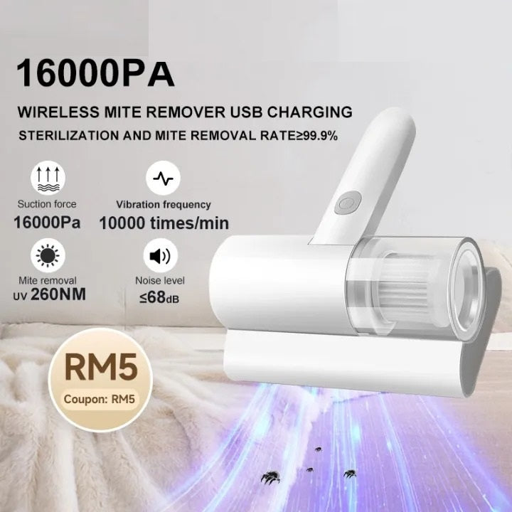 Handheld Mini Mite Removal Device – Portable Dust & Mite Cleaner for Home