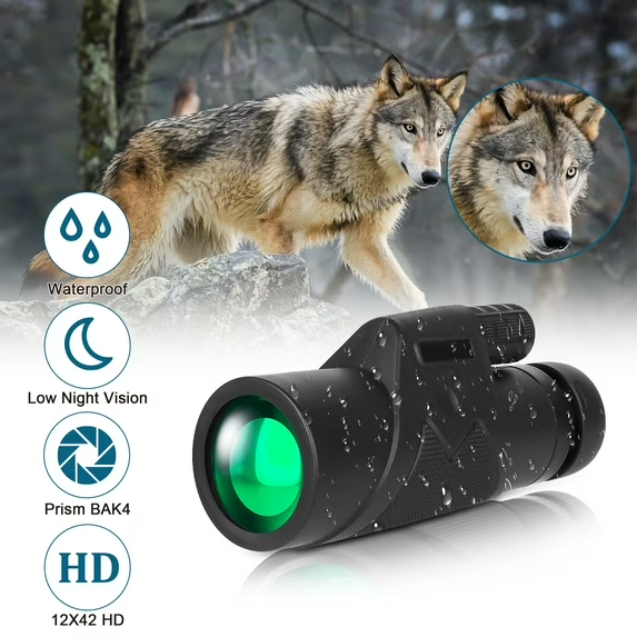 Waterproof Ultra Zoom HD Monocular – Portable Long-Range Viewing Scope