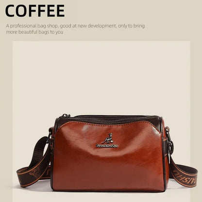 Women’s Large Capacity Soft Leather Shoulder Bag – Elegant, Spacious & Everyday Ready