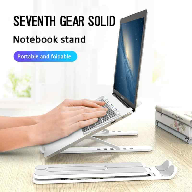 Adjustable Laptop Stand – Ergonomic Foldable Desk for MacBook
