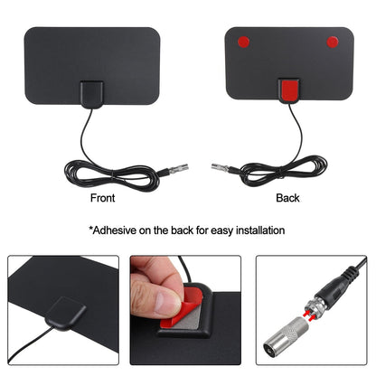 Free 2000 HD Channels Anytime – Digital TV Antenna range of up to 420 km!