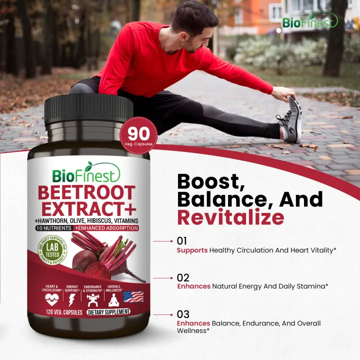 Beet Root Dietary Supplement for Everyday Wellness