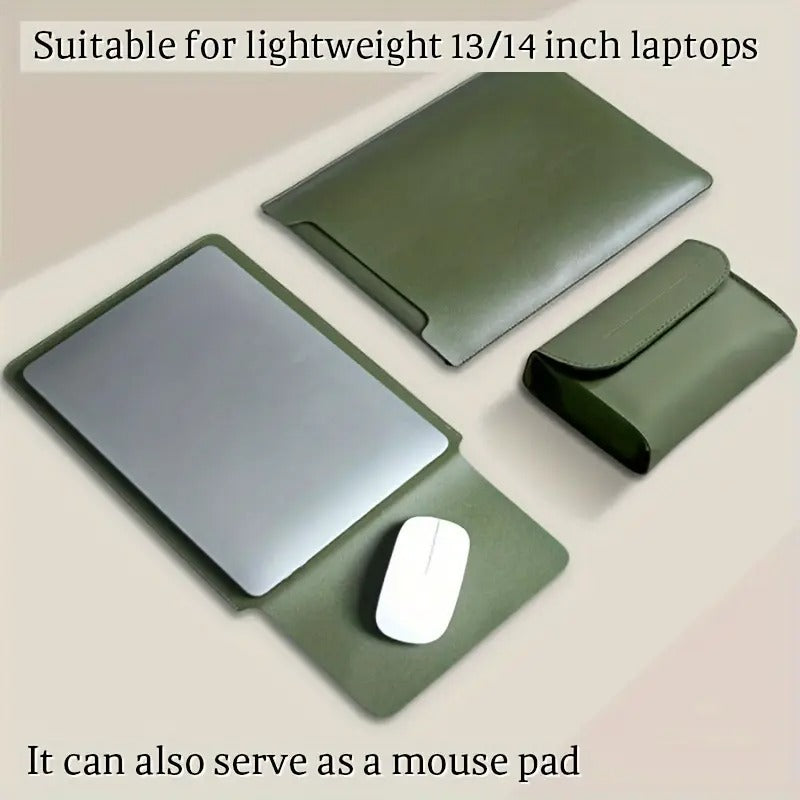 Waterproof Leather Laptop Sleeve