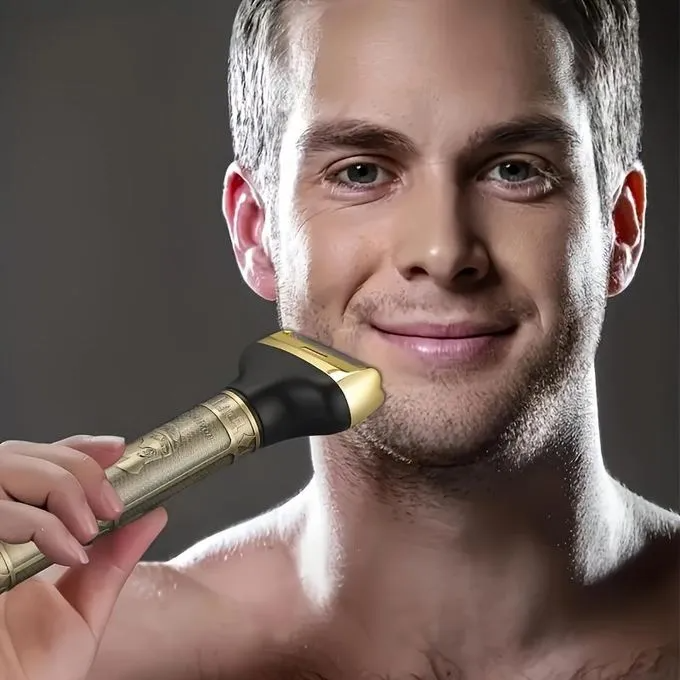 4-in-1 Rechargeable Men’s Trimmer – Ear, Nose, Eyebrow & Sideburn Groomer