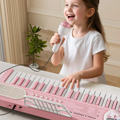 Kids Piano Keyboard – Fun Learning Musical Toy with Microphone