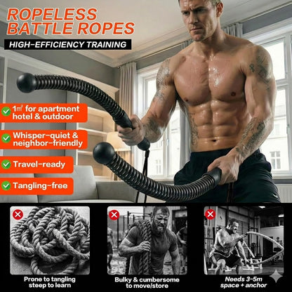 Strength Training Bar – Ergonomic Grip Muscle & Arm Trainer