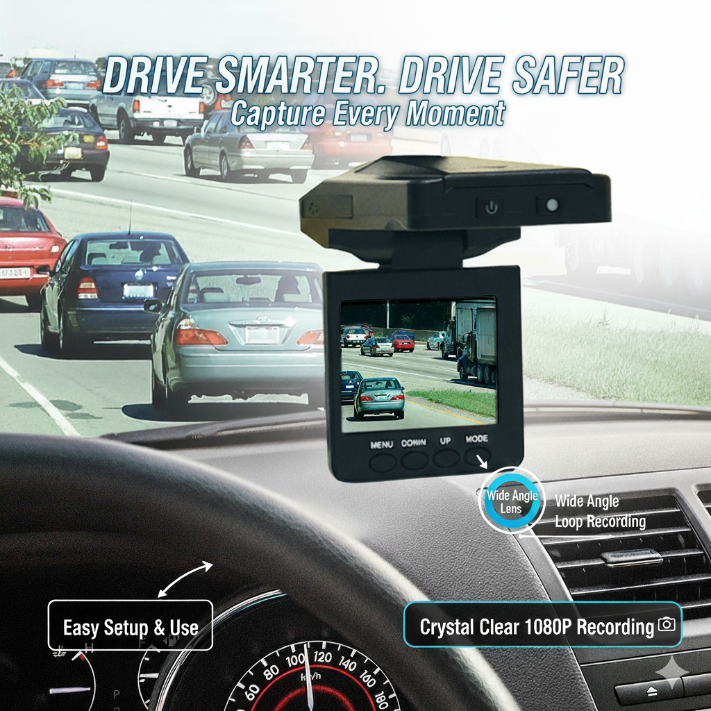 Drive with Confidence — HD Car Dash Cam Recorder
