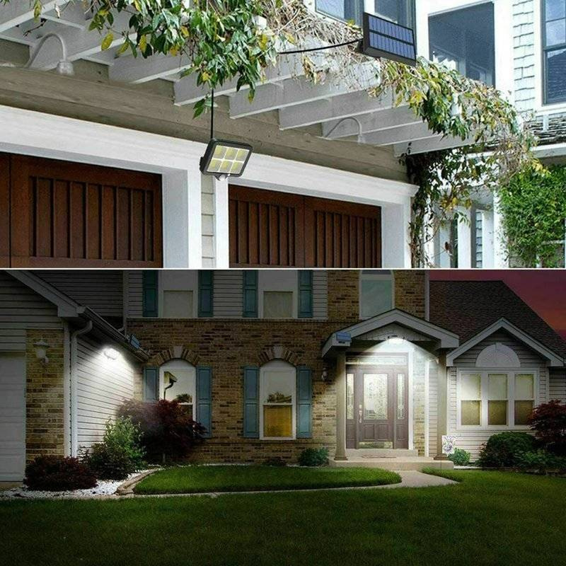 2-in-1 Solar Spotlight – Motion Sensor Outdoor Security Light