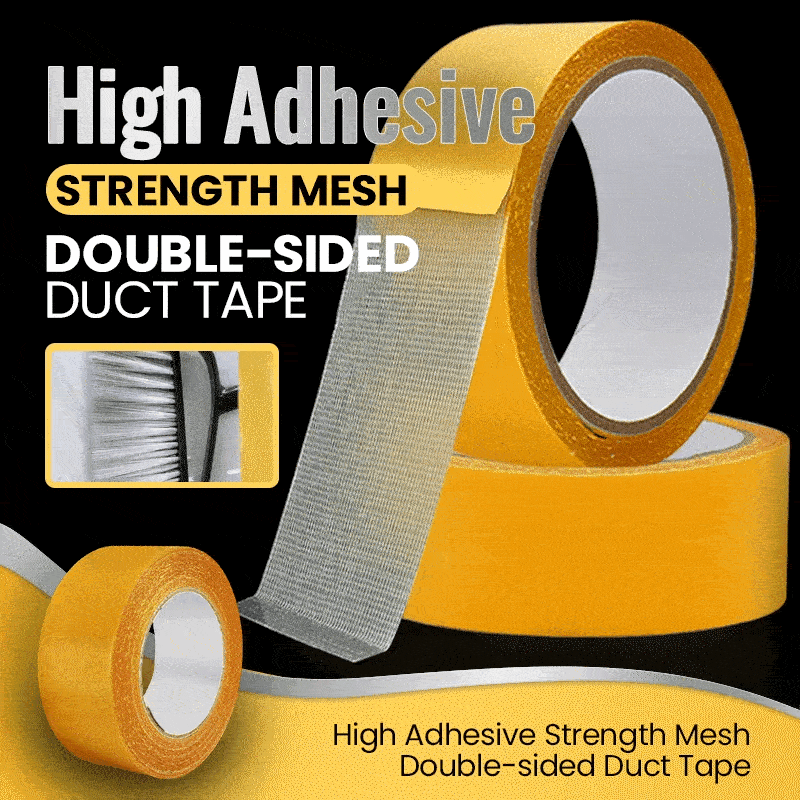 Strong Double Sided Adhesive Tape with Gauze Mesh Fiber