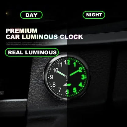 Vintage Luminous Mini Clock for Car