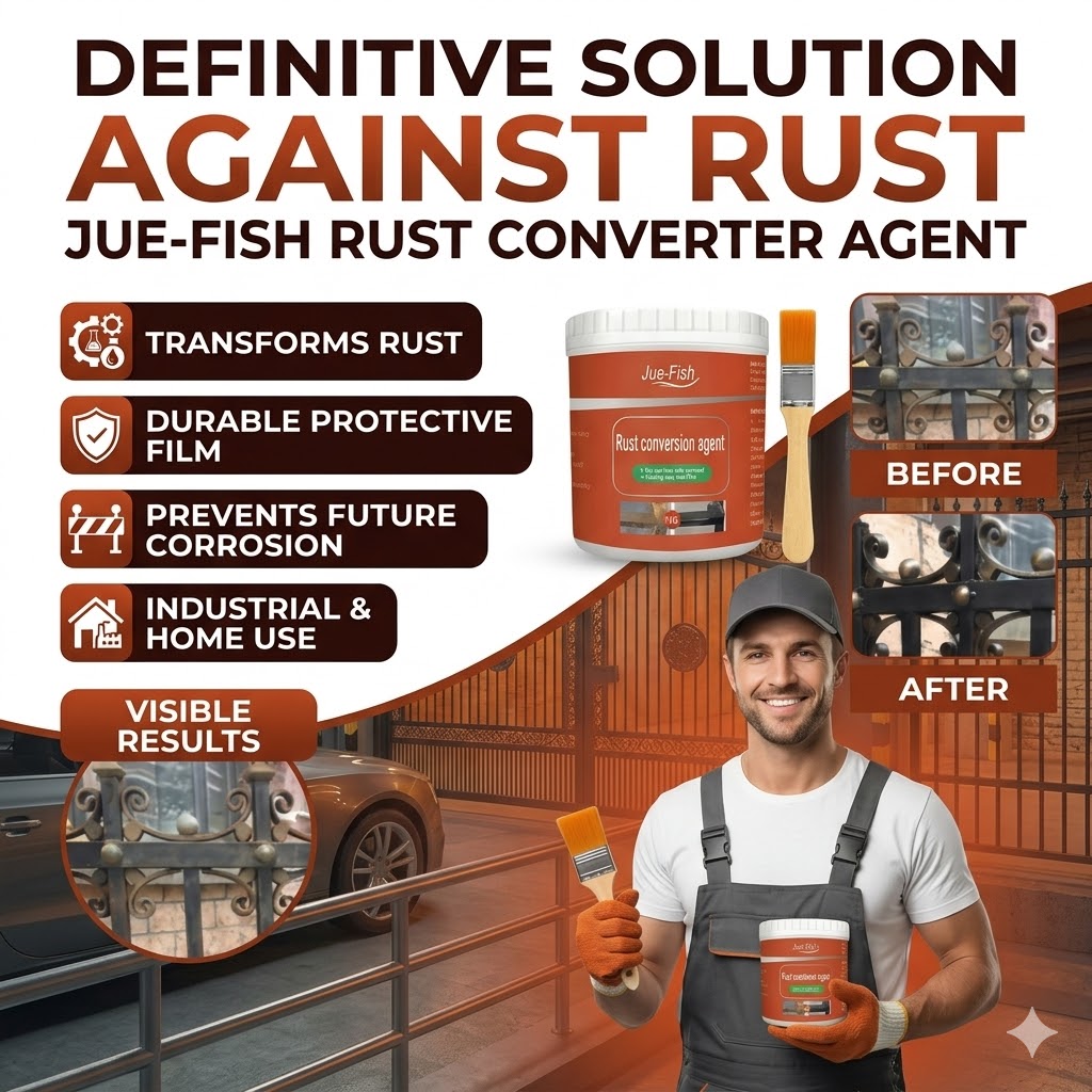 Metal Rust Converter – Long-Lasting Anti-Rust Metal Cleaner