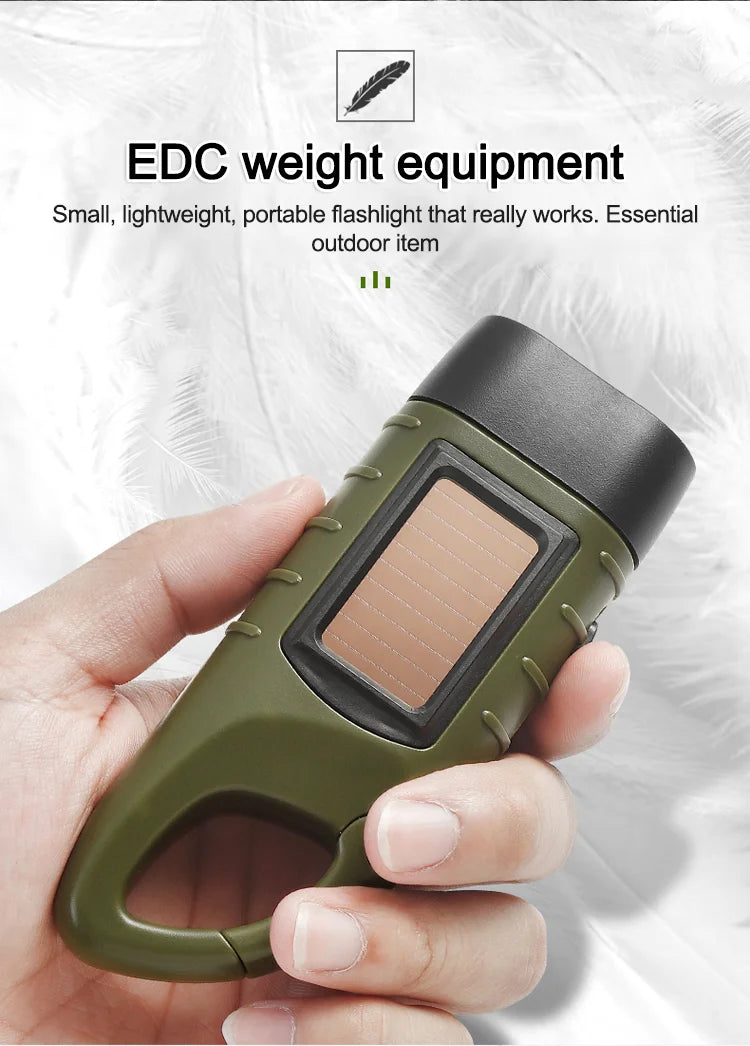 Outdoor Solar Powered Flashlight