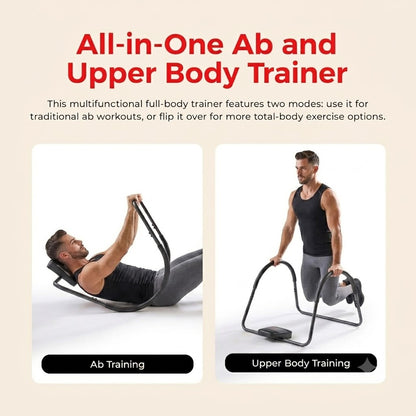 Ab Crunch Trainer Home Fitness Machine for Core & Abdominal Workouts