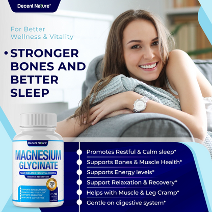 Magnesium Glycinate Softgels – Sleep & Relaxation Support (500mg)