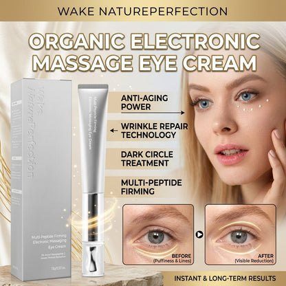 Organic Electronic Massage Eye Cream – Anti Aging, Wrinkle Repair & Dark Circle Treatment