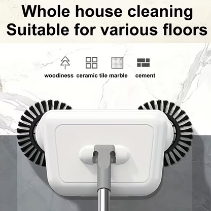 Electric Floor Mop & Sweeper – Household Hand Push Floor Cleaning Machine
